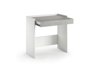 Mesa italiana de un asiento para personal, escritorio de oficina, Pc, con cajón, para ordenador - Product Image 3