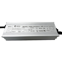 320W sortie unique 1200mA 48V/42V/54V DC pour pilote LED AC Dimmable système professionnel de lit de thérapie par lumière rouge