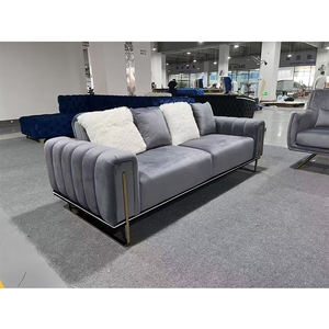 PZCN casa in velluto componibile di lusso moderno reclinabile <span class=keywords><strong>Minimal</strong></span> soggiorno divano Set mobili - Product Image 6