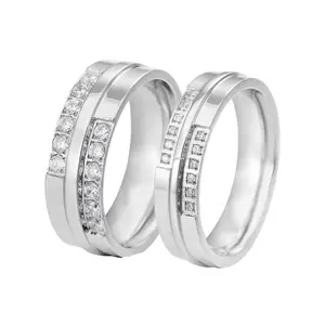 Оптовая цена серебряное кольцо титановые украшения для мужчин и женщин