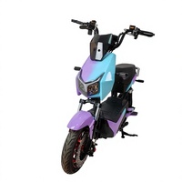 Scooter électrique à batterie au plomb-acide avec cadre en acier à haute teneur en carbone et pneus à vide de 14 pouces pour la conduite hors route