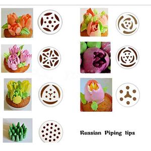 YJ رائعة مخصصة 39 أو الفولاذ المقاوم للصدأ سلس لحام الأنابيب الروسية نصائح فوهة مجموعة لتزيين الكعكة - Product Image 4