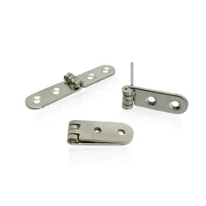Bisagra abatible de esquina redondeada de 2.5mm, de hierro, para montaje en superficie, diseño moderno y duradero para muebles, puertas de armario y mesas plegables. - Product Image 5