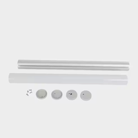 Profilé en aluminium LED rond pour barre lumineuse LED suspendue, idéal pour la décoration intérieure, profils LED suspendus