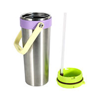 Vente en gros de gobelets isothermes pour bière de 850 ml, en acier inoxydable, isolés sous vide, avec couvercle, sans BPA