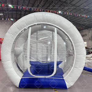 상업용 스노우 글로브 풍선 텐트 8-10ft 높이 방수 UV 인쇄 만화 테마 사진 부스 크리스마스 생일 - Product Image 6