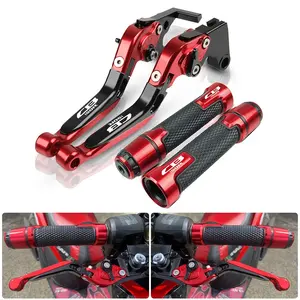 CNC Adjustable Handlebar Grips Bar End Motorcycle Brake Levers Kit For Honda CB150R