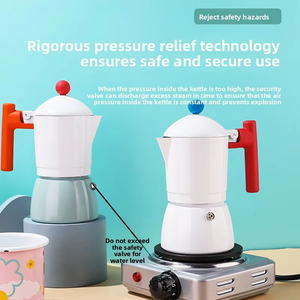 <span class=keywords><strong>Cafetera</strong></span> Moka Clásica Vintage de 150 ml, <span class=keywords><strong>Cafetera</strong></span> Espresso de Alta Calidad de Aleación de Aluminio para Estufa, Estilo Italiano - Product Image 3