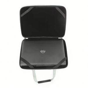 Nouvelle sacoche pour ordinateur portable imperméable et antichoc, couleur unie, élégante et simple, avec motif diamant - Product Image 3