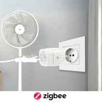 Interrupteur à prise Zigbee 1 canal Bilihondim avec surveillance de la puissance 200W, compatible Google Home et Alexa, contrôle sans fil