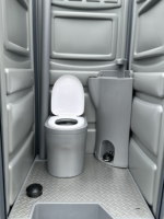Toilettes publiques portables économiques de haute qualité, toilettes préfabriquées en plastique mobiles, faciles à assembler
