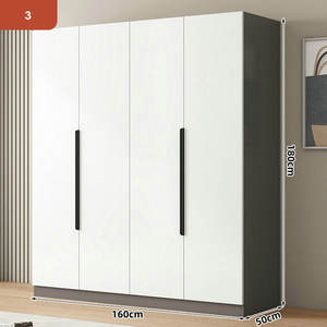 Grande <span class=keywords><strong>armoire</strong></span> en bois, placard de rangement pour vêtements, <span class=keywords><strong>armoire</strong></span> de chambre à coucher, organisateur de sacs à vêtements, grand placard avec portes - Product Image 4