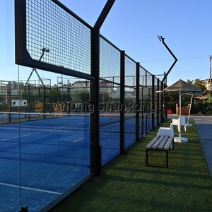 Experiencia de juego altamente mejorada Cancha de tenis de Pádel panorámica de visión completa con Q235 Cancha de Pádel de acero galvanizado en caliente - Product Image 3