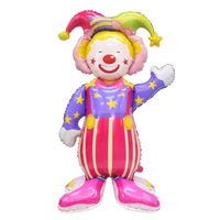 Ballons en aluminium autoportants pour Halloween : squelette, démon, sorcière, citrouille, clown, squelette, dinosaure pour la décoration de fête d'Halloween