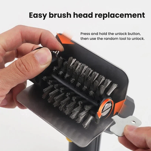 Brosse de <span class=keywords><strong>nettoyage</strong></span> multifonctionnelle pour barbecue électrique, sans fil, avec éclairage LED, outil de <span class=keywords><strong>nettoyage</strong></span> pour barbecue - Product Image 4
