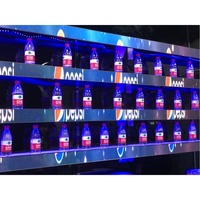 Paire d'écran led ultramince pour supermarché, taille personnalisée, affichage intelligent à led, pour la publicité, nouveau, 2022