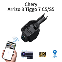 Perekam Video Hd 4k untuk Omoda C5/S5/Kaiyi E5, Chery Arrizo 8 Tiggo 7 dengan Dua Lensa DVR Depan dan Belakang GPS Plug and Play