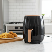 Penjualan Terlaris Air Fryer Tanpa Minyak Layar Sentuh LCD Berkualitas Tinggi 6l Smart Air Fryer untuk Penggunaan di Rumah