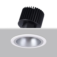 Design rond réglable COB 40W Spot antireflet encastré au plafond Spot LED