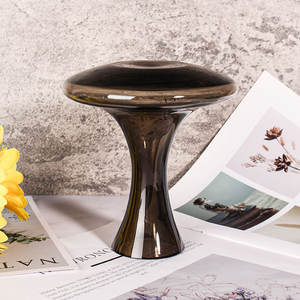 Handgemaakte Unieke Rook Grijs Gekleurde 400Ml Kleine Inhoud Loodvrije Kristal Grappige Rode Wijn Karaf Glazen - Product Image 6