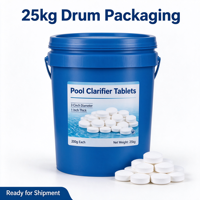 Tablet Kolam Renang J10201 Larut Lambat, Kemasan Besar 0,44 Pound, Diameter 3 Inci, dengan Gudang Luar Negeri Amerika