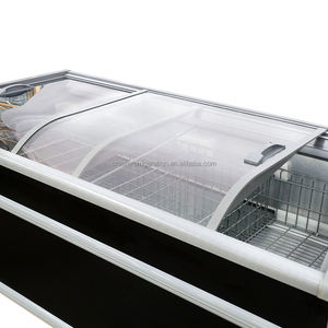 Réfrigérateur commercial de supermarché, ouverture coulissante supérieure, dégivrage automatique, congélateur coffre, îlot de congélation profonde - Product Image 4