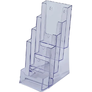 Exhibidor de Folletos Moderno de Acrílico Transparente, Soporte de Plástico para Volantes, Organizador de Mostrador de Acrílico para Revistas, Folletos y Catálogos - Product Image 1