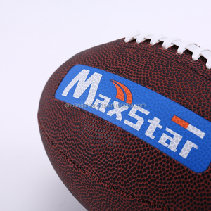 Custom Logo PROFESSIONAL leather soccer Rugby size <span class=keywords><strong>9</strong></span>'s American soccer - Product Image 3