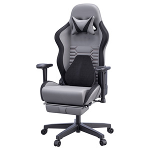 Silla de Oficina Ergonómica Anti-caídas con Esponja, Silla Gamer Autofulls Conquer Gris, Silla Elevadora con Soporte Lumbar 3D - Product Image 2