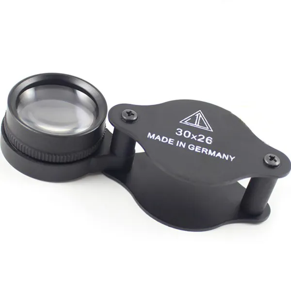 Jewelry Loupe--MADE IN GERMANY Wholesale 30X Jewelry Magnifier Eye Loupe Jewelers Loupe Gold Jewellery Making Tools