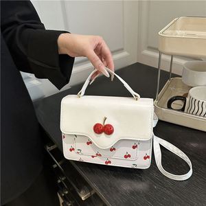 <b>Small</b> Fresh Cherry Printed Handbag Fashion Designer Style <b>Shoulder</b> <b>Bag</b> Versatile <b>Shoulder</b> <b>Bag</b> - Product Image 2