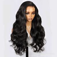 Perruques en cheveux humains prêtes à l'emploi, lisses Yaki, dentelle HD 13x4, sans colle, vente en gros, directement de l'usine OEM, pour femmes noires