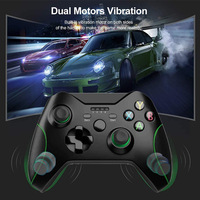 Manette Xbox One, manette sans fil 2,4 GHz, manette de jeu à double vibration pour Xbox One S X, batterie intégrée