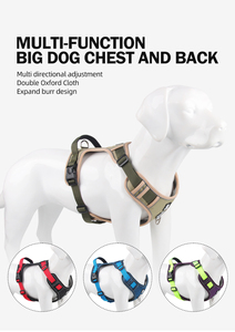 Harnais pour chien durable avec sangles réglables bandes réfléchissantes et anneau en D renforcé pour des promenades sécurisées - Product Image 3