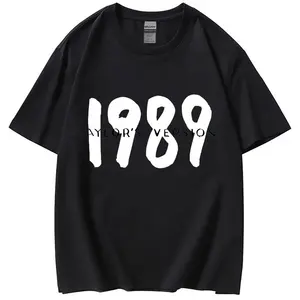 Wholesale 100% Cotton Popular Women Music Lover Shirt Vintage Letters Concert Summer Fans Gift Taylor T Shirts