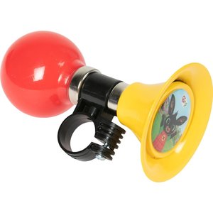 Bicicletta Horn Bike Boy Coniglietto Bing rossa e gialla - Product Image 1