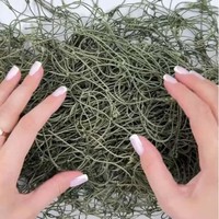 Filet de camouflage compatible avec le filet squelette, en polyester, différentes tailles et épaisseurs de cordes, tissage quadrillé, filet en vrac