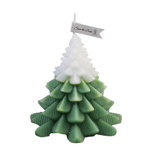 Candele Private Label nuovo prodotto caldo sfuso <span class=keywords><strong>soia</strong></span> n. 1 piccolo albero di natale profumato Festival di lusso aromaterapia 40G - Product Image 1