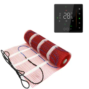 150W/M2 5M2 azulejo cemento calefacción piso Cable eléctrico cálido Mat doble Conductor eléctrico cálido Strand Mat