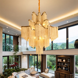 Lustre Moderne en Argent, Luminaire Suspendu Contemporain en <span class=keywords><strong>Métal</strong></span> pour Îlot de Cuisine, Salle à Manger, Salon, Hôtel, Vente en Gros, Usine OEM - Product Image 2