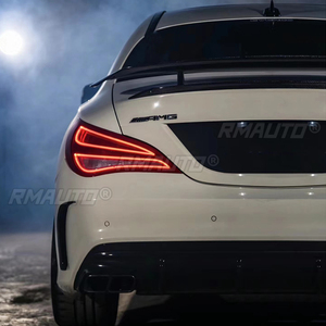 สปอยเลอร์หลังคา GT สำหรับ Mercedes-Benz CLA CLASS W117 CLA45 คาร์บอนไฟเบอร์ / FRP สปอยเลอร์ฝากระโปรงท้าย ปี 2013 2014 2015 2016 - Product Image 4