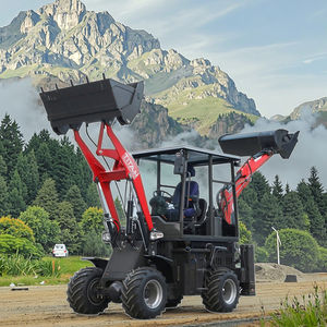 Gürültü azaltma teknolojisi kompakt boyutları ve çalışma için sıfır dönüş yarıçapı ile verimli kentsel inşaat kazıcı yükleyici - Product Image 1