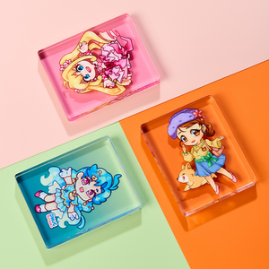 Charm in Acrilico Olografico Trasparente <span class=keywords><strong>Juno</strong></span> Creative Personalizzato a Doppia Faccia con Effetto Scintillante e Arcobaleno - Product Image 6