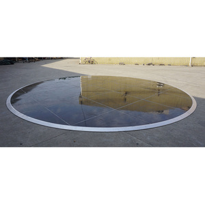 Piso de baile redondo portátil de madera de fácil instalación para eventos - Product Image 6