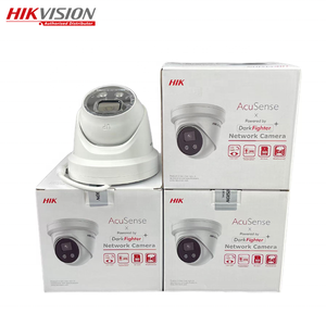 Hikvision venta al por mayor luz estroboscópica activa alarma de Audio H.265 + IP67 clasificación de objetivo de vehículo humano 4K AcuSense torreta Cámara IP - Product Image 4