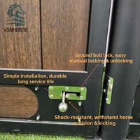 Écurie modulaire préfabriquée en bambou pour chevaux, portable, conforme aux normes australiennes, 10 pieds x 12 pieds, pour ferme