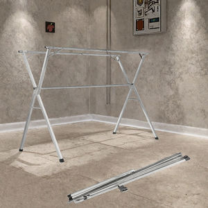 Appendiabiti Rotondo <span class=keywords><strong>Lavinia</strong></span> per Uomo, Stendibiancheria in Acciaio Inox di Alta Qualità, Organizzatore Multifunzione per Armadio Nero - Product Image 4