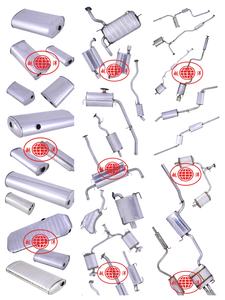 Resonador de tubos de escape del sistema de escape del coche para MITSUBISHI ASX 2,0 convertidor catalítico para Mitsubishi Outlander Lancer Pajero - Product Image 3
