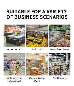 Chariot de courses à double panier, chariot de supermarché, chariot de courses - Product Image 2