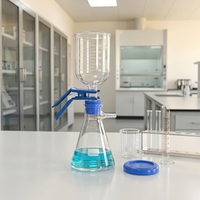 Système de filtration sous vide Tiandi Labware, type à brancher, flacon filtrant de 250 ml, gobelet filtrant de 100 ml, appareil de filtration sous vide de laboratoire